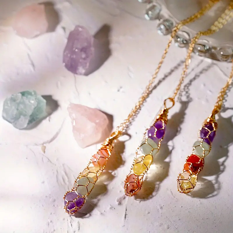 Pingente de Cristal Multicolorido - Harmonia, Energia e Bem-Estar