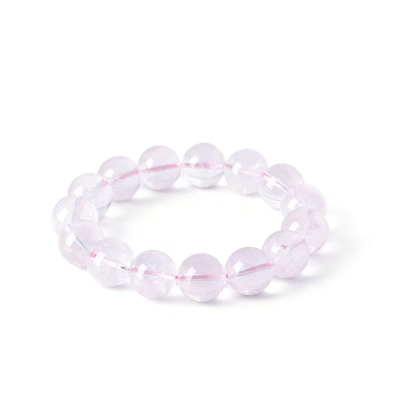 Pulseira de Quartzo Rosa Natural - Amor, Harmonia e Energia Positiva - Image 2